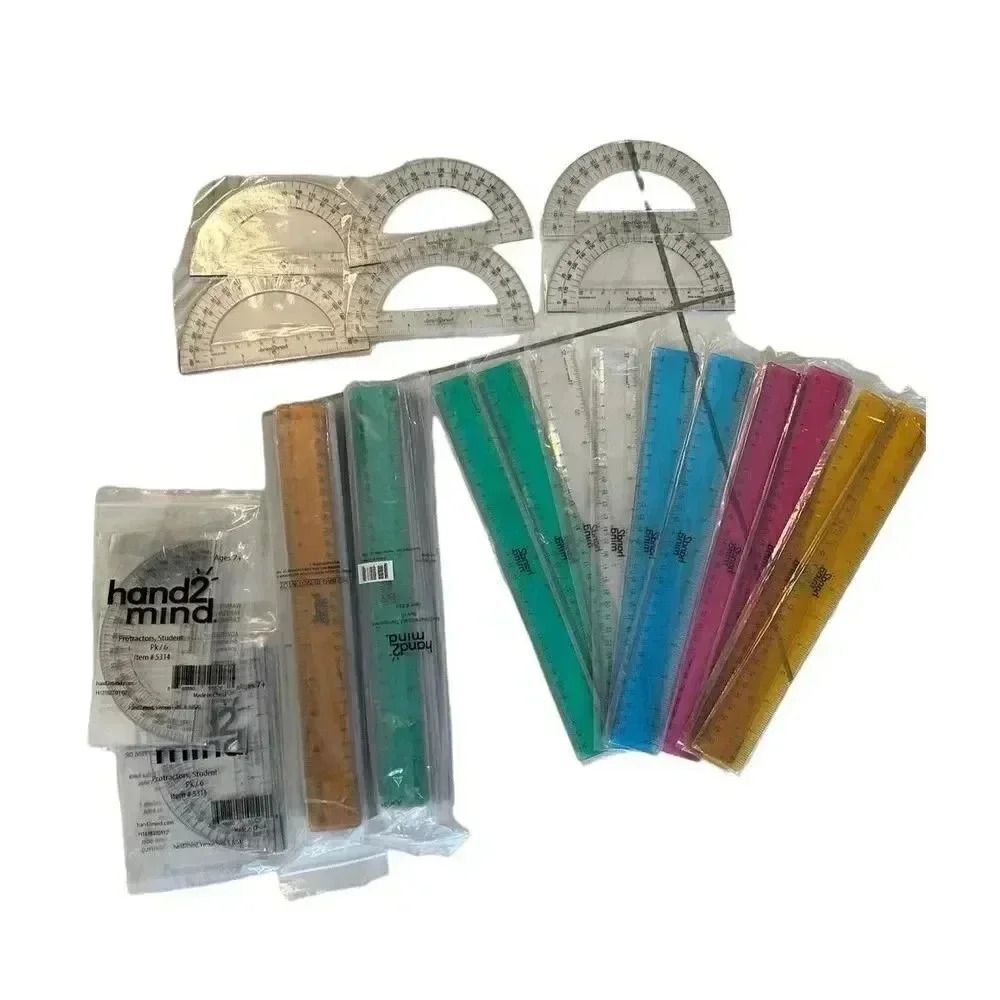 Hand2Mind Rulers and Protractors 